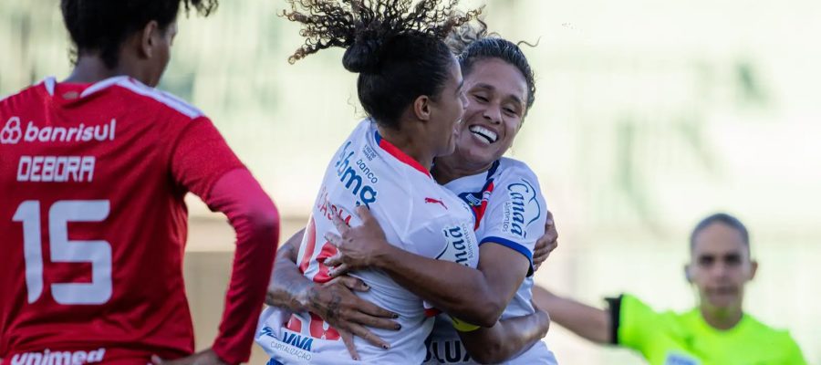 Bahia decide no 1º tempo e vence o Inter pelo Brasileirão Feminino