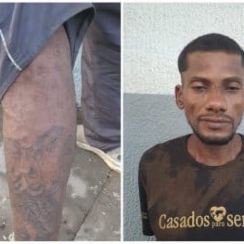 Bandido com 17 passagens criminais é preso pela Polícia Militar por furto em Cuiabá