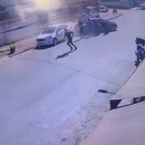 Bandidos perseguidos por vítima de roubo em Cuiabá eram foragidos da Justiça; veja vídeo