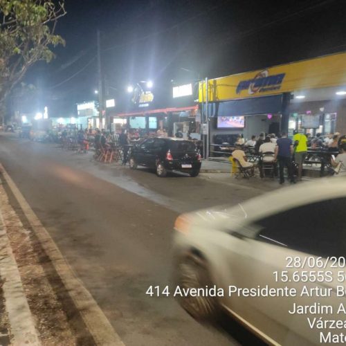 Bares são notificados por ocupação de calçada e vaga de estacionamento em avenida ‘point’ de VG