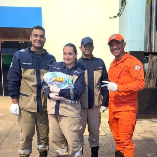 Bombeiros auxiliam gestante em trabalho de parto e bebê nasce dentro de viatura