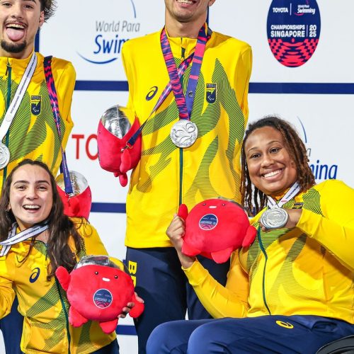 Brasil chega a 12 medalhas no Mundial de Natação Paralímpica