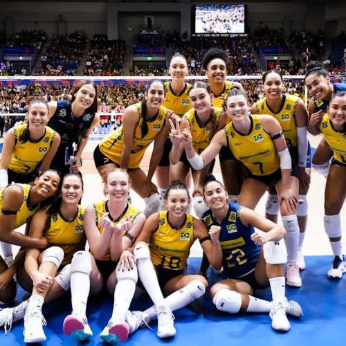 Brasil derrota Japão e mostra força na Liga das Nações de Vôlei
