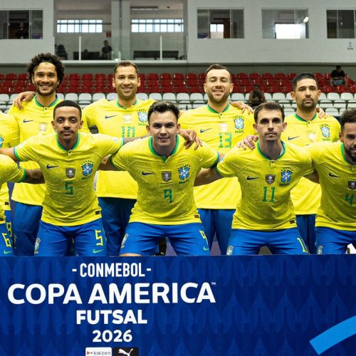 Brasil enfrenta Peru para avançar à final da Copa América de futsal