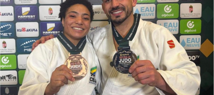 Brasil fatura prata e bronze no 3º dia do Mundial de Judô na Hungria