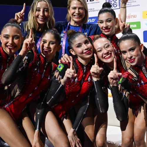 Brasil faz história e leva dois ouros no Mundial de ginástica rítmica