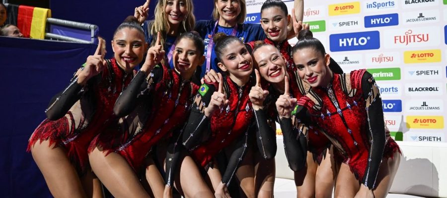 Brasil faz história e leva dois ouros no Mundial de ginástica rítmica