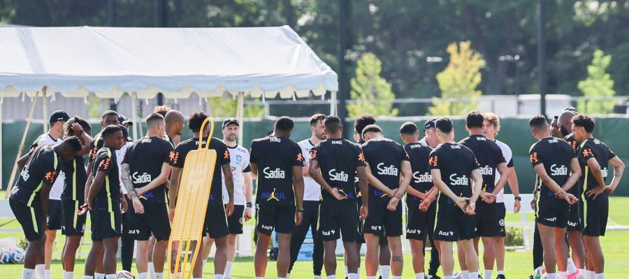 Brasil finaliza preparação para enfrentar Haiti na Copa do Mundo