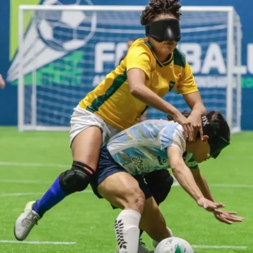 Brasileiras são vice-campeãs da Copa América de futebol de cegas
