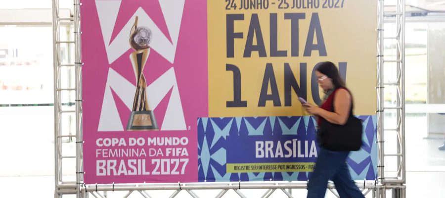 Brasília inicia contagem regressiva de 1 ano da Copa do Mundo Feminina