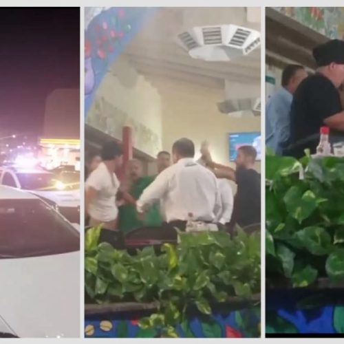 Briga generalizada entre clientes e garçom agita restaurante tradicional de Cuiabá; veja vídeo