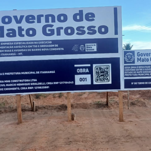 Itanhangá-MT: Bairro Nova Conquista, em Itanhangá, inicia nova fase com obras de pavimentação e drenagem