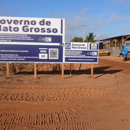Itanhangá-MT: Bairro Nova Conquista inicia obras de pavimentação e drenagem em Itanhangá