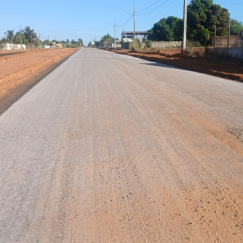 Itanhangá-MT: Terra Planagem e Pavimentação asfáltica no Bairro Nova Conquista avança em ritmo acelerado