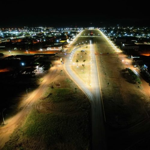 Itanhangá-MT: Obras de iluminação do trevo da MT 338 com MT 242, no perímetro urbano é entregue a população