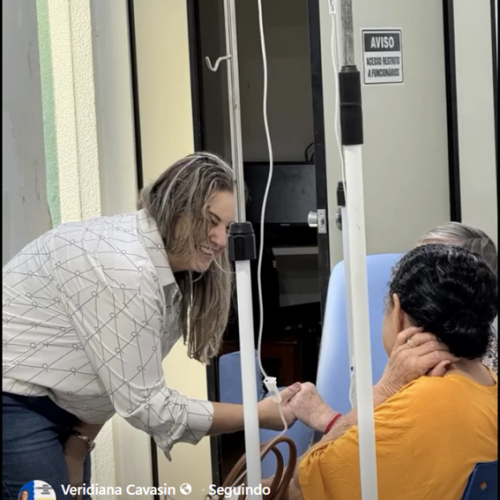 Itanhangá-MT: Saúde, Vice-prefeita Veridiana Cavasin visita (CIS)