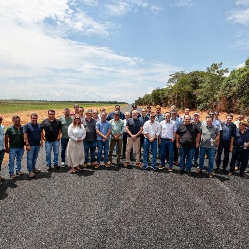 Obra avança e rodovia Tapurah-Ipiranga tem 8 quilômetros asfaltados