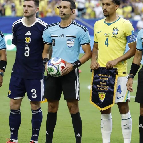CBF envia ofício contestando gol anulado de Vini Jr. contra Escócia