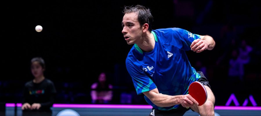 Calderano supera anfitrião na estreia do Europe Smash na Suécia