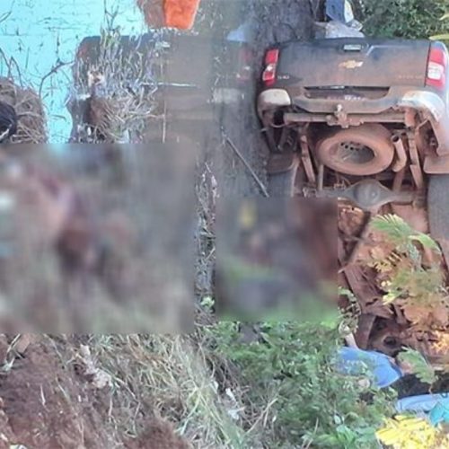Caminhonete desgovernada mata cinco da mesma família durante pescaria em MT