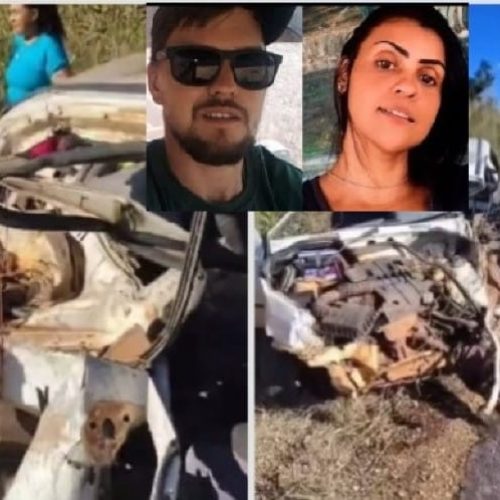 Casal que morreu ao colidir Uno em caminhão na Estrada do Manso é identificado; nomes
