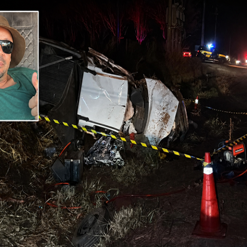 Sorriso: Motorista morre após bater Strada em carreta na BR-163 próximo ao trevo de Vera; Foi a segunda morte neste domingo em diferença de 5km