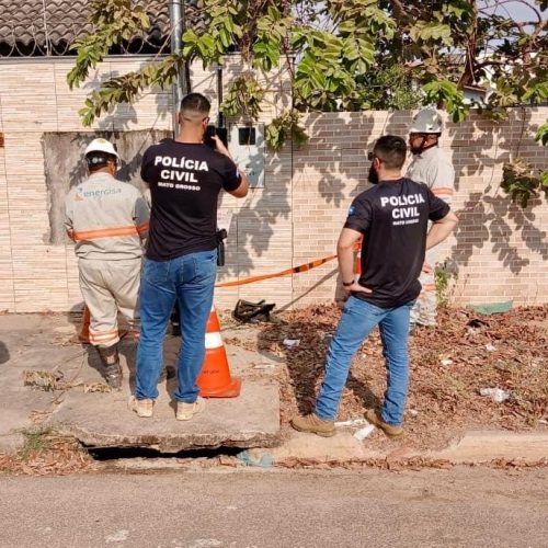 Cinco comerciantes são presos pela Polícia Civil por furto de energia elétrica em Cuiabá