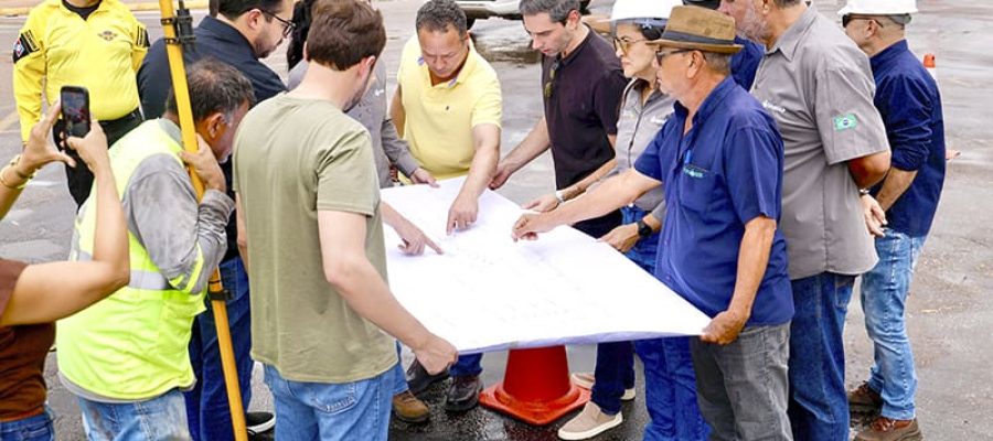 RONDONOPOLIS-MT: Histórico: Cláudio Ferreira anuncia começo das obras do viaduto da Lions