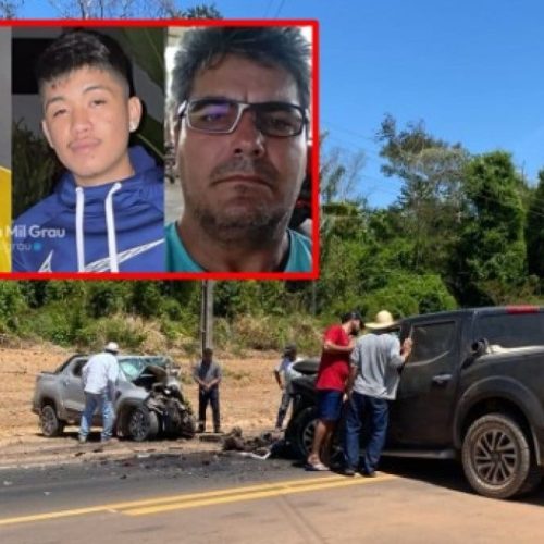 Colisão entre caminhonete e picape deixa três mortos e quatro feridos em rodovia estadual