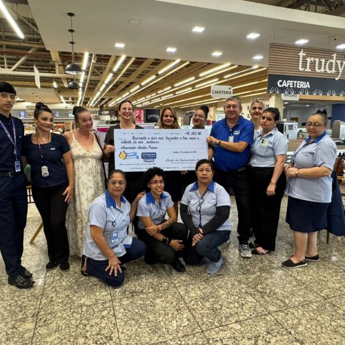 Comper entrega mais de R$ 42 mil no Troco Solidário do último trimestre