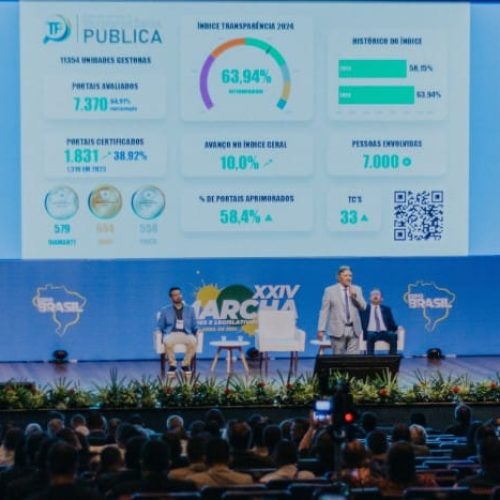 Conselheiro do TCE apresenta avanços do Programa de Transparência Pública