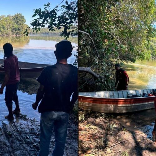 Corpo de adolescente que se afogou em rio é resgatado nesta segunda-feira por mergulhador