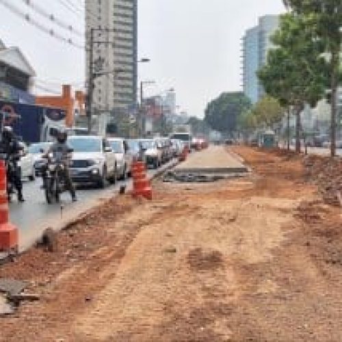 Cuiabá libera trecho de avenida e prepara alternativas para minimizar impacto das obras do BRT