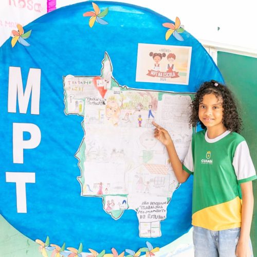Cuiabana vence prêmio de melhor desenho contra trabalho infantil em MT