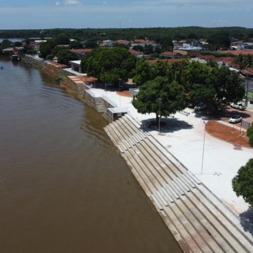Construção da Orla de São Félix do Araguaia chega a 68% de execução