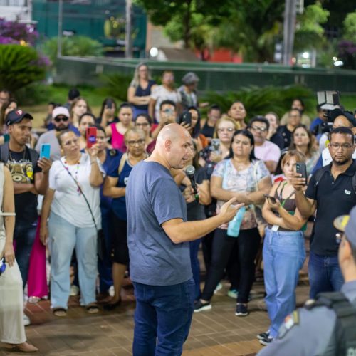Em reunião com servidores da Saúde, Abilio lembra rombo de R$ 300 milhões e cobra diálogo