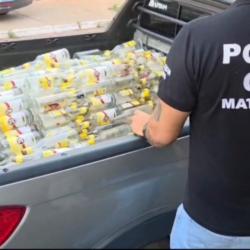 Empresário é preso e fábrica clandestina de bebidas destiladas é fechada em Várzea Grande