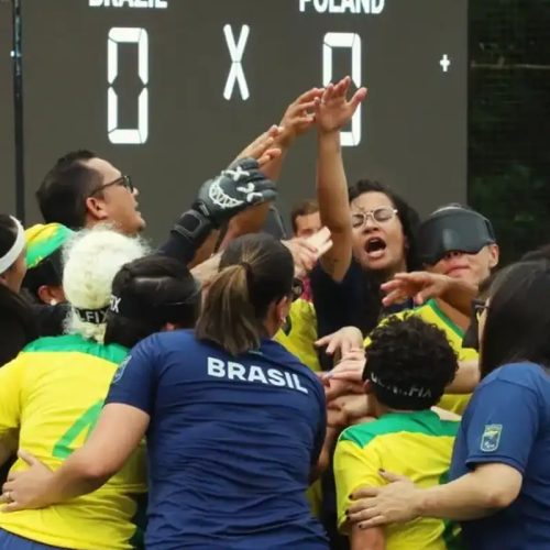Estreante, Brasil avança às semifinais do Mundial de cegas na Índia