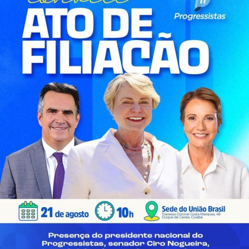 Ex-ministros de Bolsonaro estarão em Cuiabá para novas filiações do PP