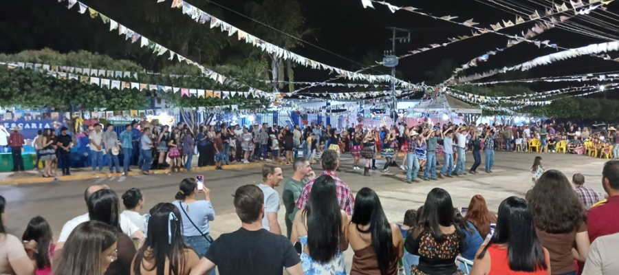 Itanhangá-MT: Escola Estadual Cívico-Militar Bromildo Lawisch realiza tradicional Festa Agostina em Itanhangá