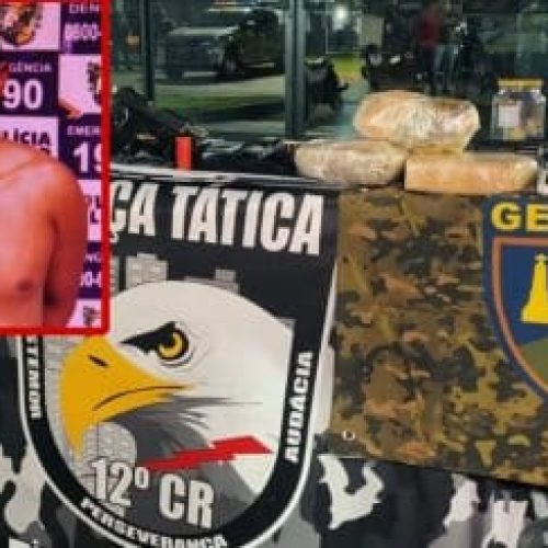 Faccionado com 15 passagens criminais morre ao encarar PM e comparsa é preso