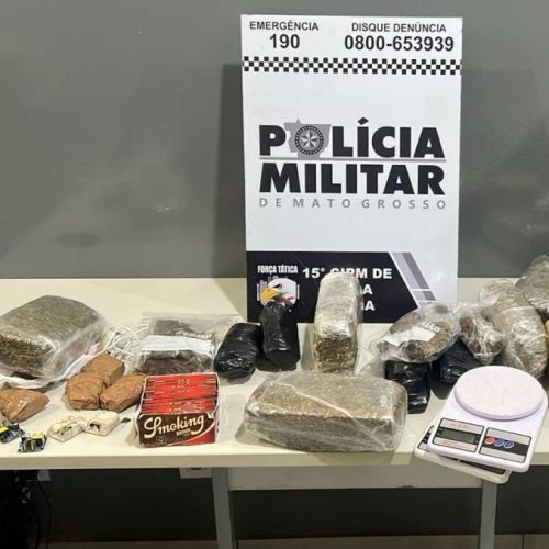 Faccionado é preso em carro de aplicativo com drogas que seriam levadas para presídio