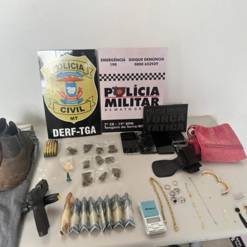 Faccionado suspeito por roubo com reféns em Tangará da Serra é preso