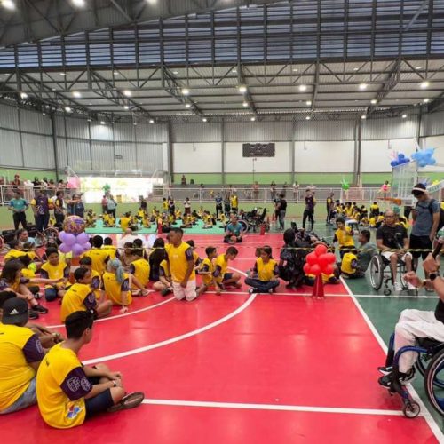 Festival Paralímpico reúne crianças e jovens no Ginásio Fiotão nesse final de semana