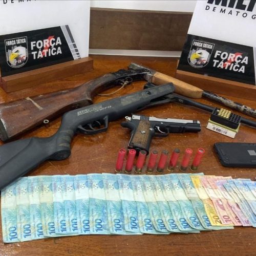 Filho acina a PM após pai atirar em casa e ameaçar a esposa de morte em Mato Grosso