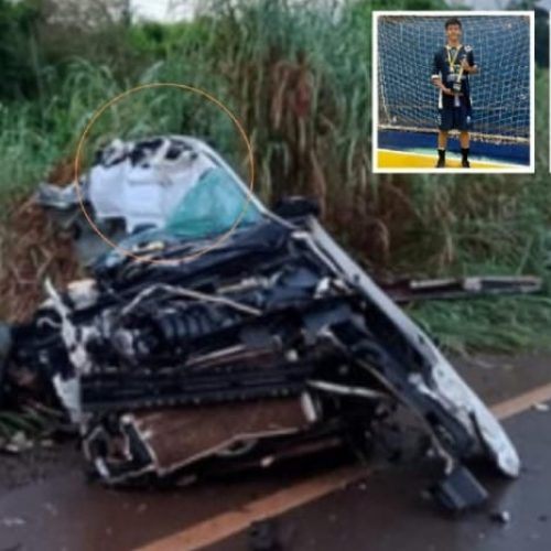 Filho de vereador de 14 anos e amigo de 15 morrem em colisão entre Corolla e carreta na MT-170