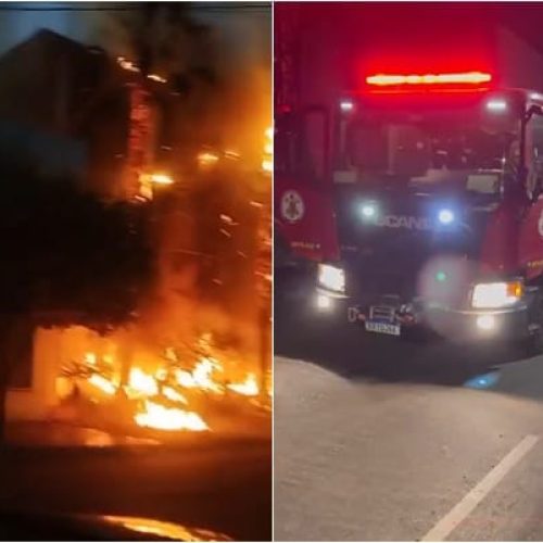 Fogo atinge cartório em Rondonópolis e destrói fachada horas após morte de esposa do tabelião