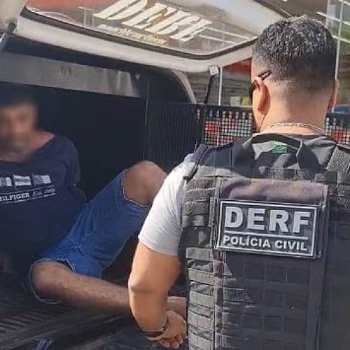 Foragido envolvido em furtos e latrocínio é preso pela Polícia Civil após perseguição
