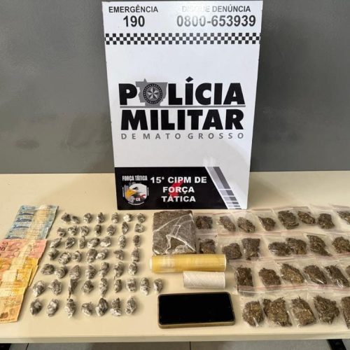 Força Tática prende casal e apreende 81 porções de maconha em Várzea Grande