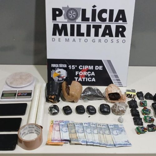 Força Tática prende duas mulheres por tráfico de drogas em Várzea Grande